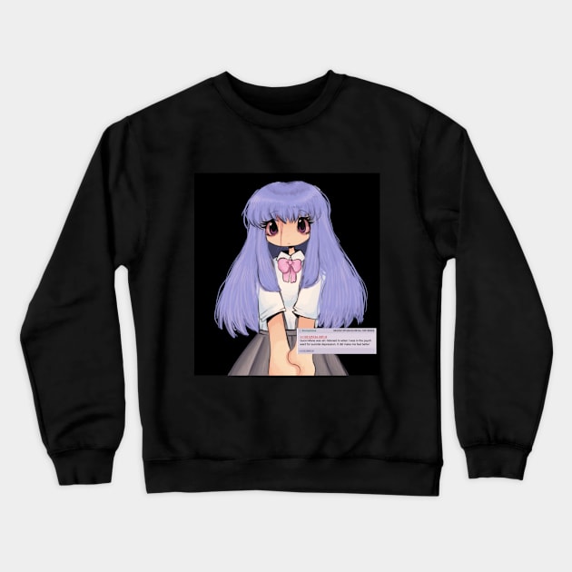 Rika Crewneck Sweatshirt by ERROR PUPPEY 